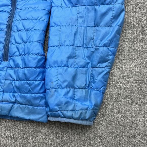 Patagonia Jacket Womens XL Blue Nano Puff Hooded Insulated Puffer Coat - Picture 5 of 15